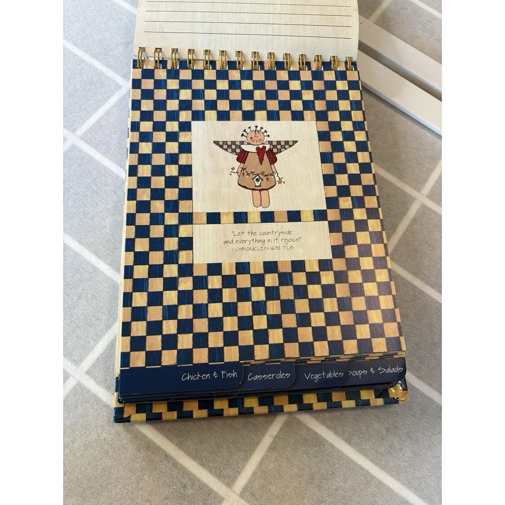 Collective Country Nona Gobel Recipe Journal Angel Shabby Chic Rural Folksy Farm